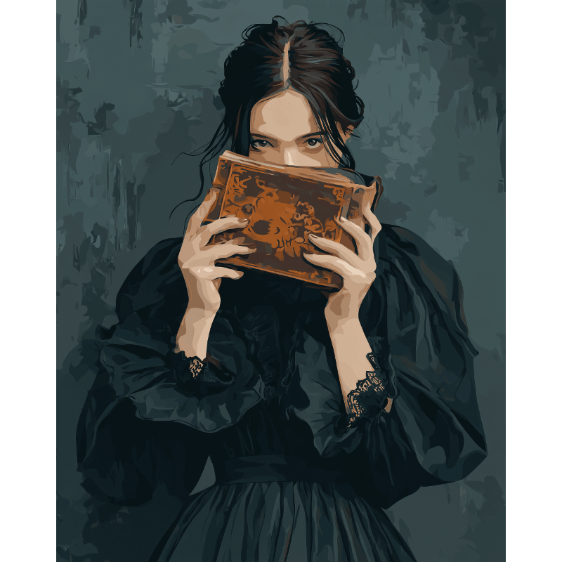 Een boek vol geheimen - Diamond Painting