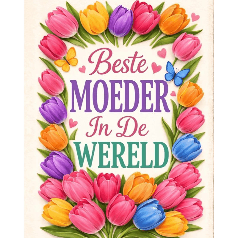 Voor de beste mama - Diamond Painting