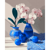 Orchidee en porselein - Diamond Painting