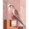 Roze parkiet - Diamond Painting