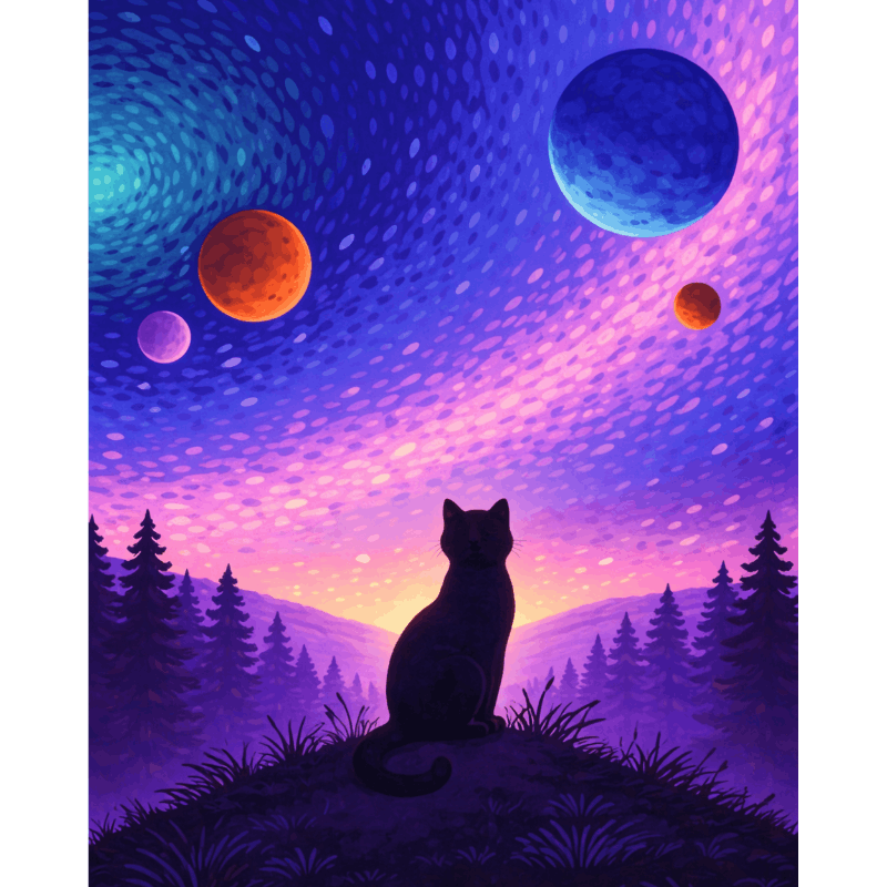 Eeuwig universum - Diamond Painting