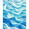 Blauw satijn - Diamond Painting