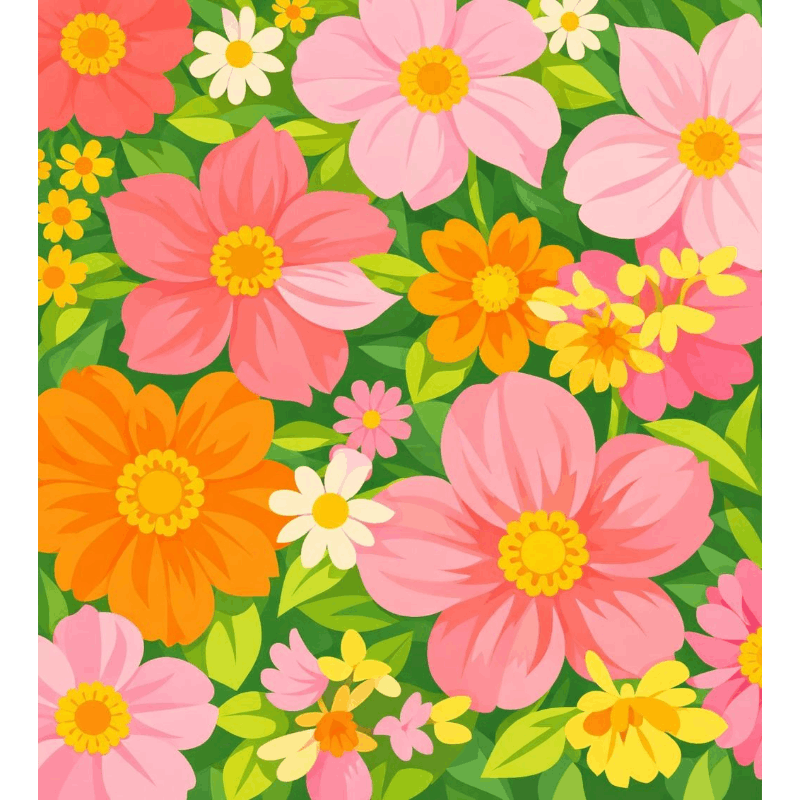 Flower Power - Diamond Painting