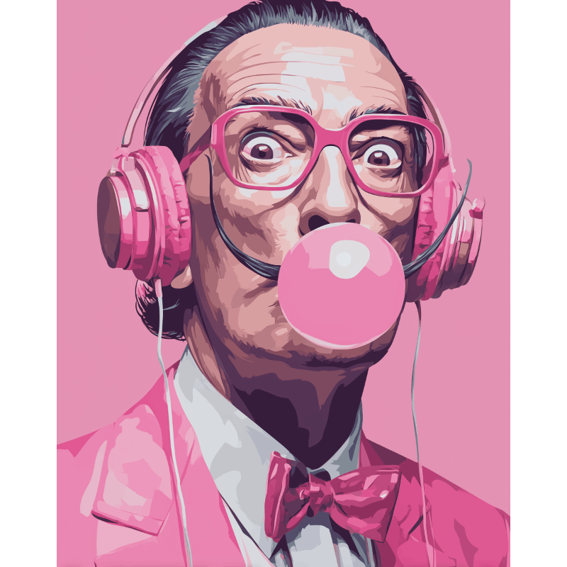 Extravagante kunstenaar - Diamond Painting
