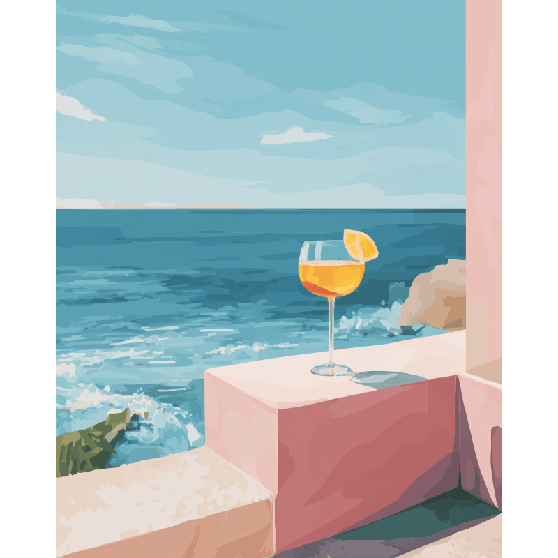 Op vakantie - Diamond Painting