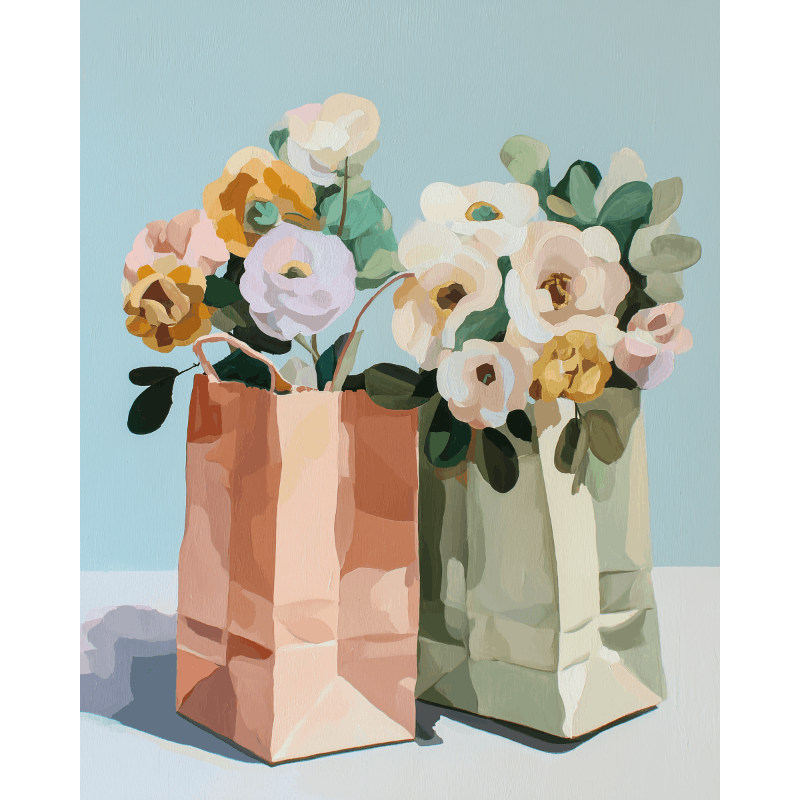 Zachte compositie - Diamond Painting