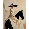 De stille ruiter - Diamond Painting