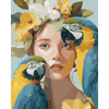 Tropische muze - Diamond Painting
