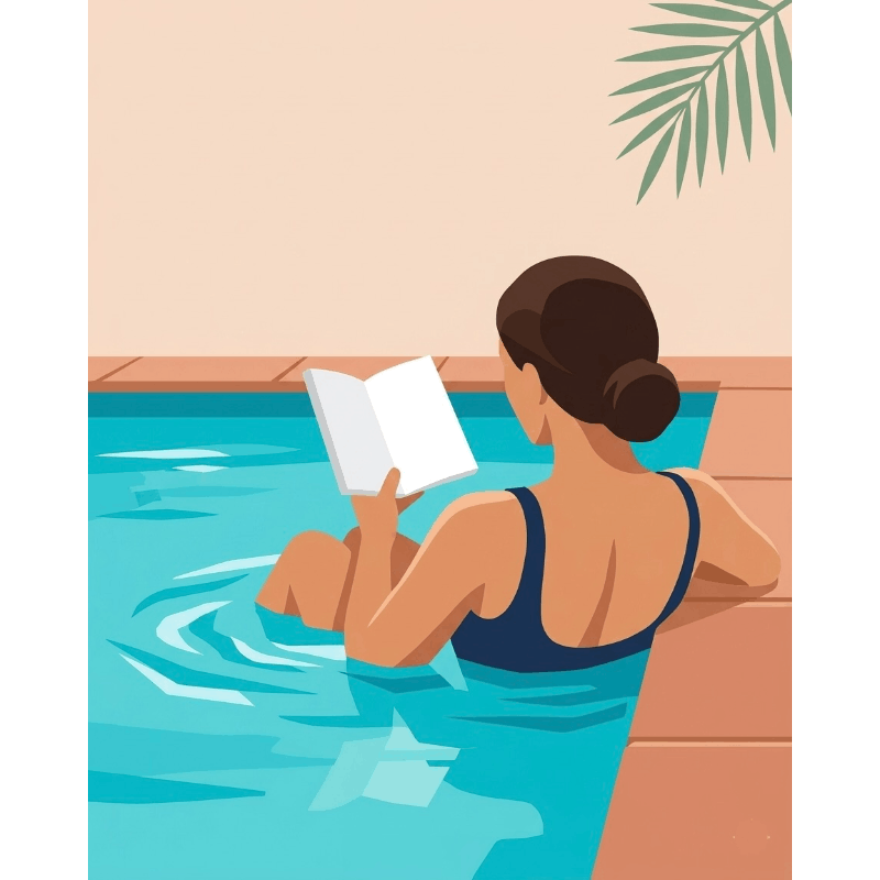 Rustig lezen - Diamond Painting