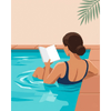 Rustig lezen - Diamond Painting