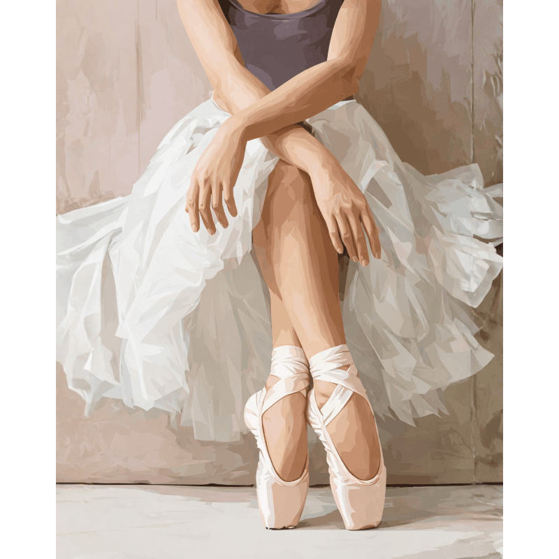 Delicaat evenwicht - Diamond Painting