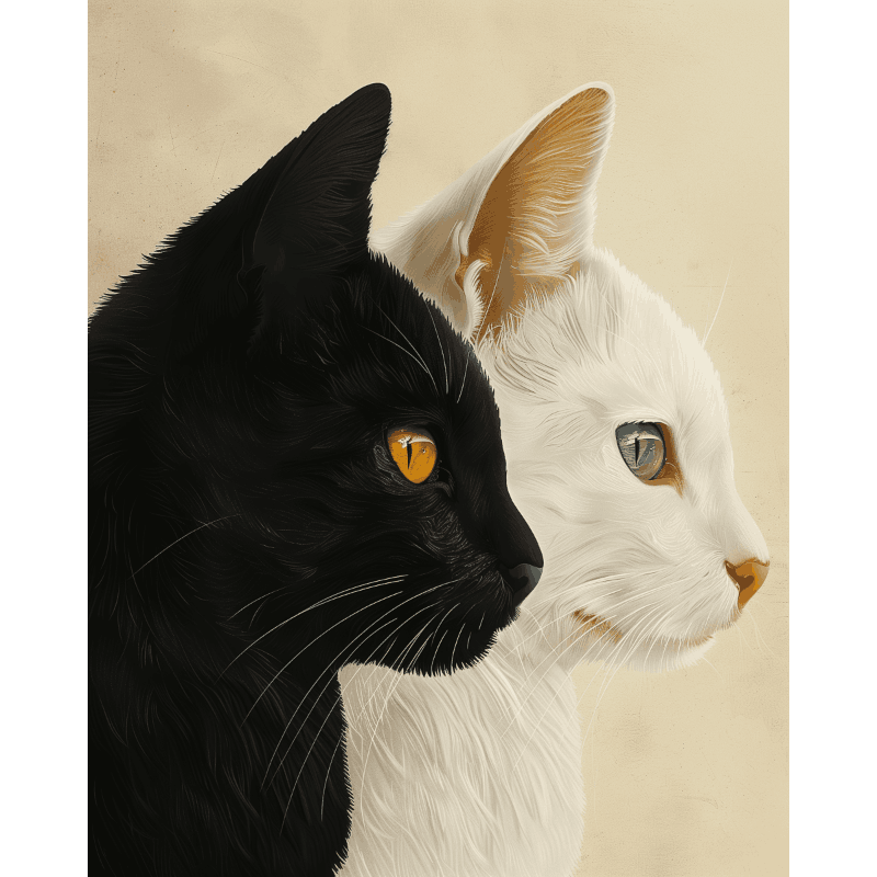 Yin en yang - Diamond Painting