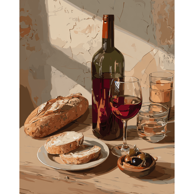 Een smaak van Toscane - Diamond Painting