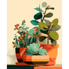 Vetplant esthetiek - Diamond Painting
