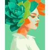 Moderne nimf - Diamond Painting