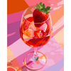 Aardbeiensmaak - Diamond Painting