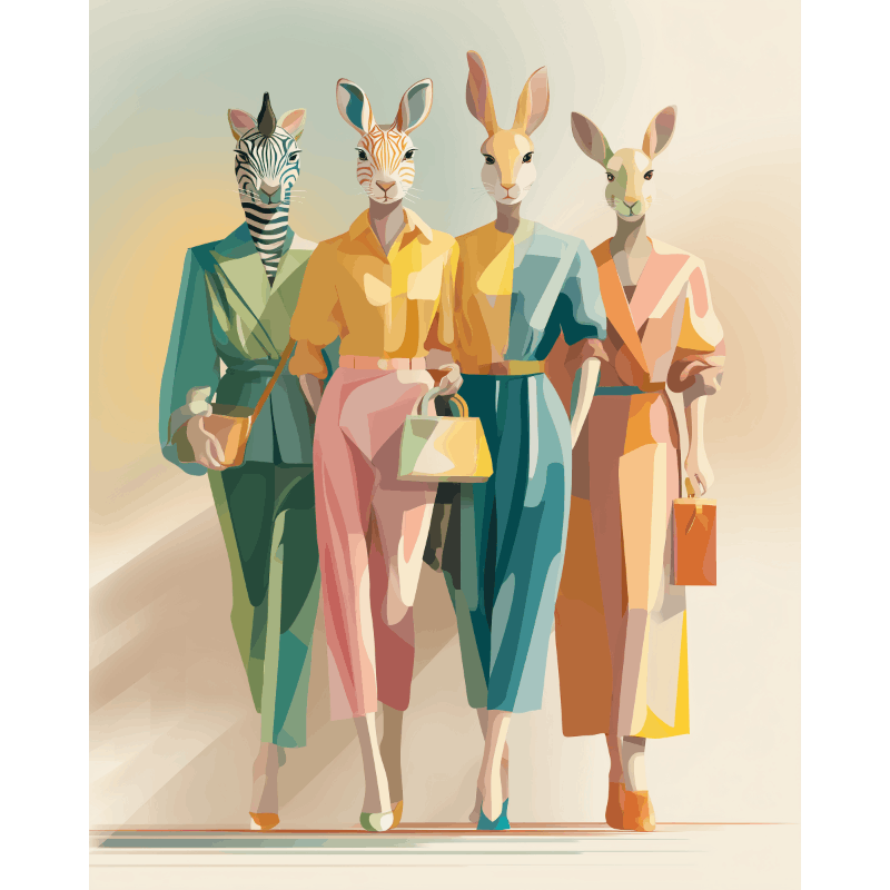 Catwalk instinct - Diamond Painting