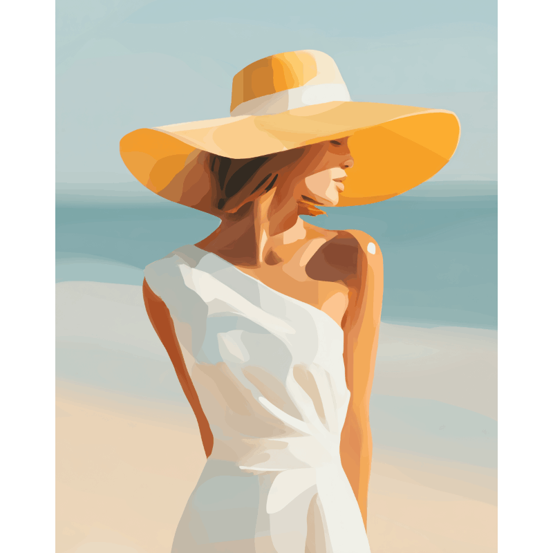 Zomerse elegantie - Diamond Painting