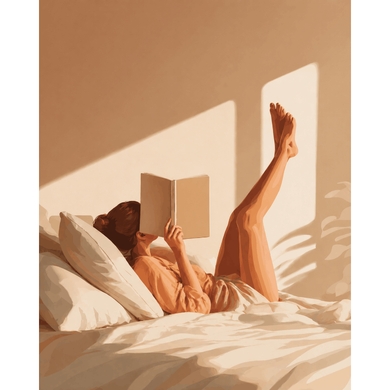 Achter de boekenkaft - Diamond Painting