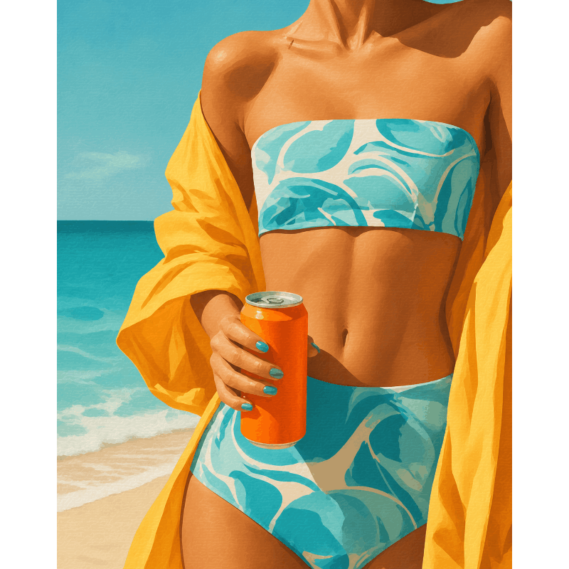 Zomervakantie - Diamond Painting