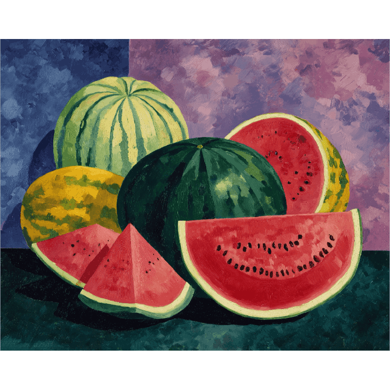 Watermeloenen - Diamond Painting