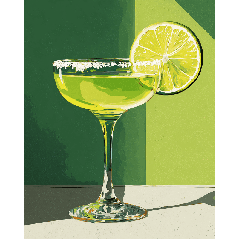 Limoen margarita - Diamond Painting