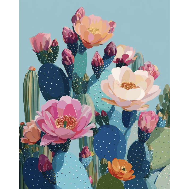 Woestijnbloemblaadjes - Diamond Painting