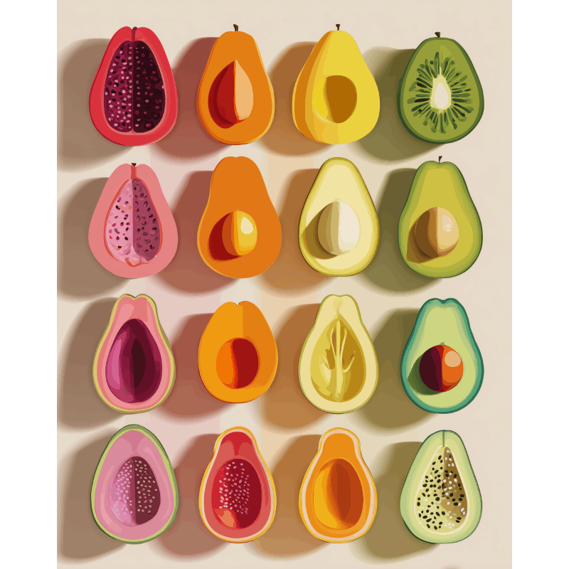 Fruitpalet - Diamond Painting
