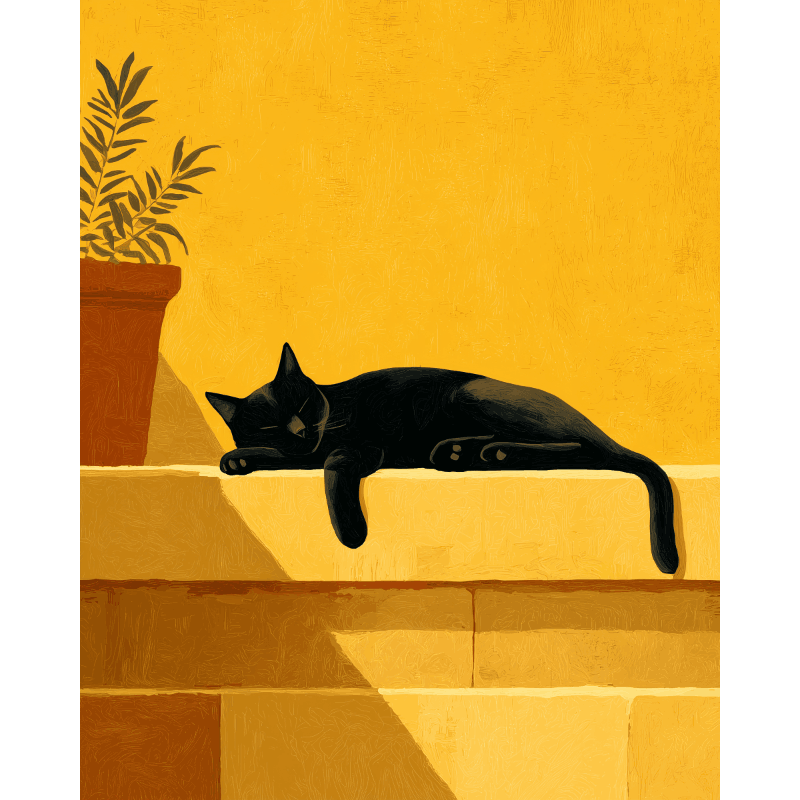 Trap kat - Diamond Painting