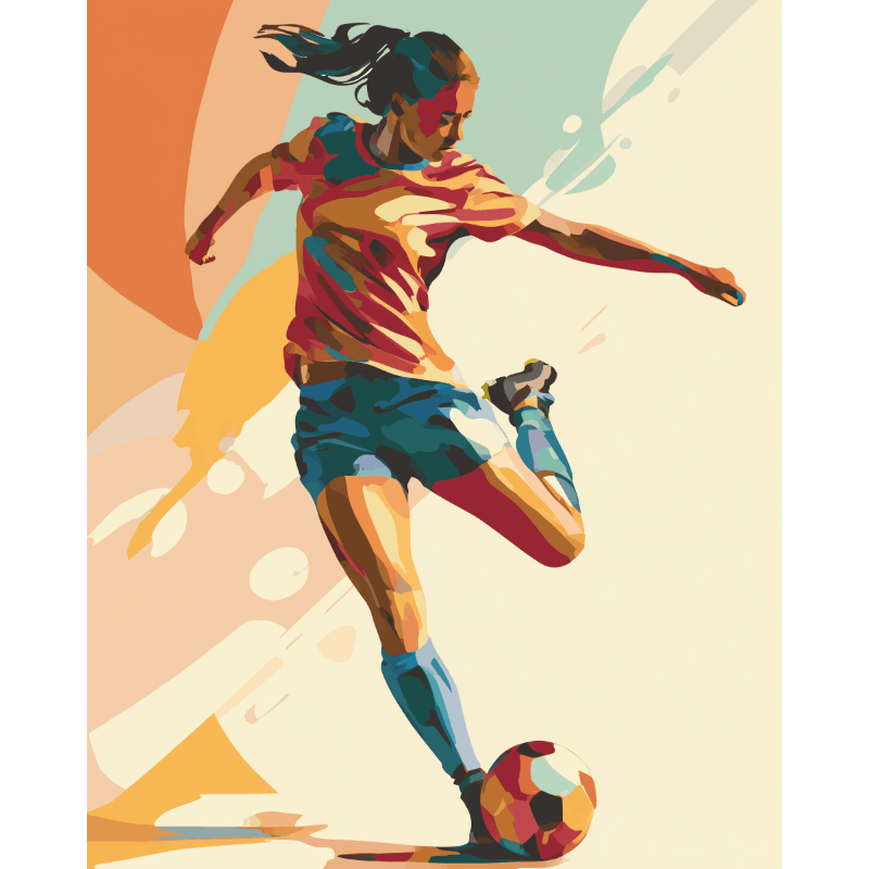 Voetbal energie - Diamond Painting