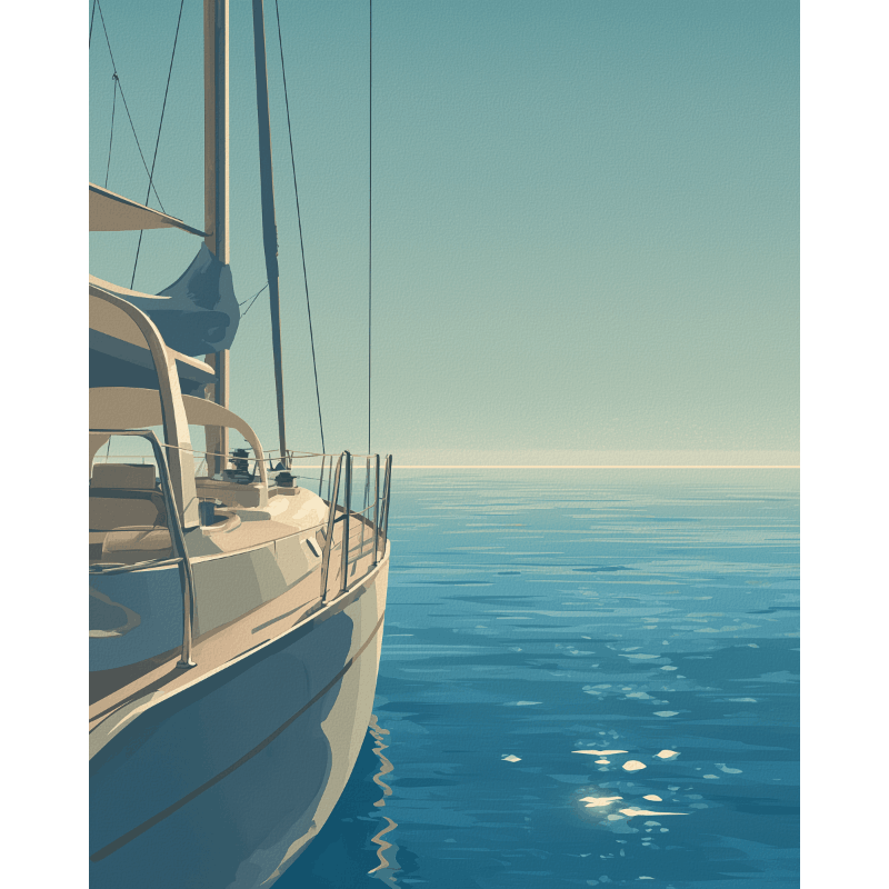Jachtleven - Diamond Painting
