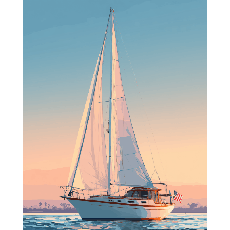 Zeilen - Diamond Painting