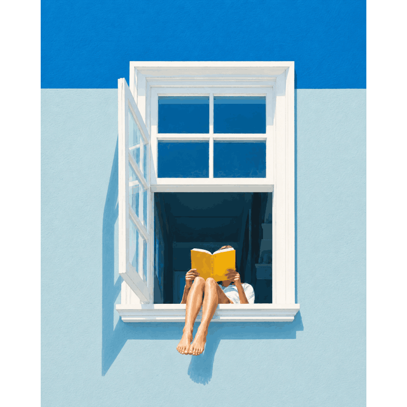 Raam lezen - Diamond Painting