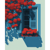 Rode bougainvillea - Diamond Painting