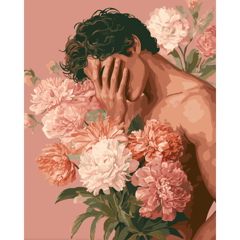 Het gewicht van bloemen - Diamond Painting