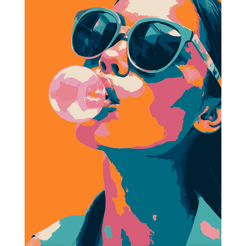 Velvet pop - Diamond Painting