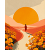 De zon achterna - Diamond Painting