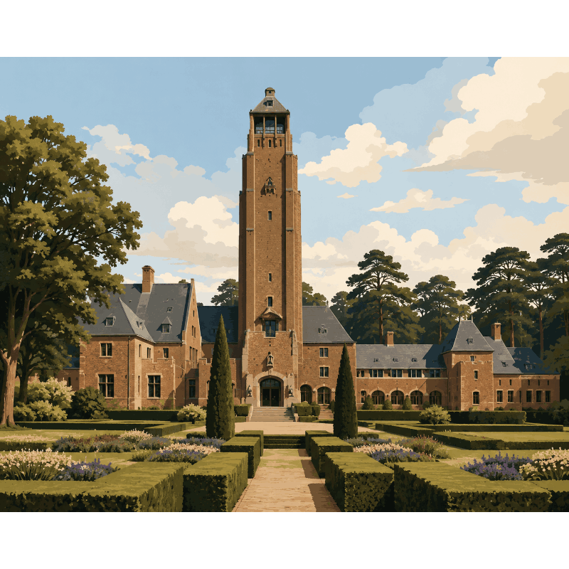 De hoge veluwe - Diamond Painting
