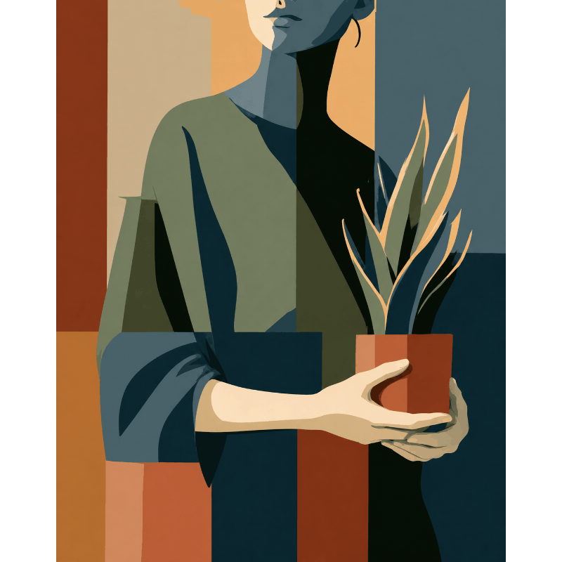 Botanisch evenwicht - Diamond Painting