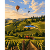 Napa van bovenaf - Diamond Painting