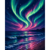 Noorderlicht strand - Diamond Painting