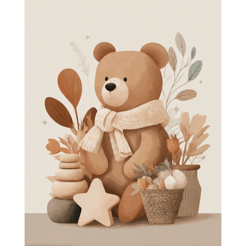 Teddybeer - Diamond Painting