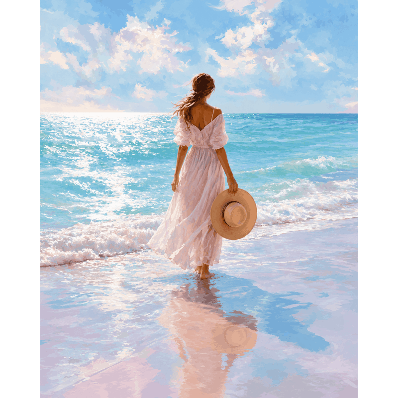 Zachte zomerstemming - Diamond Painting