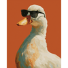 Coole gans - Diamond Painting