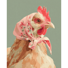 Coquette kip - Diamond Painting