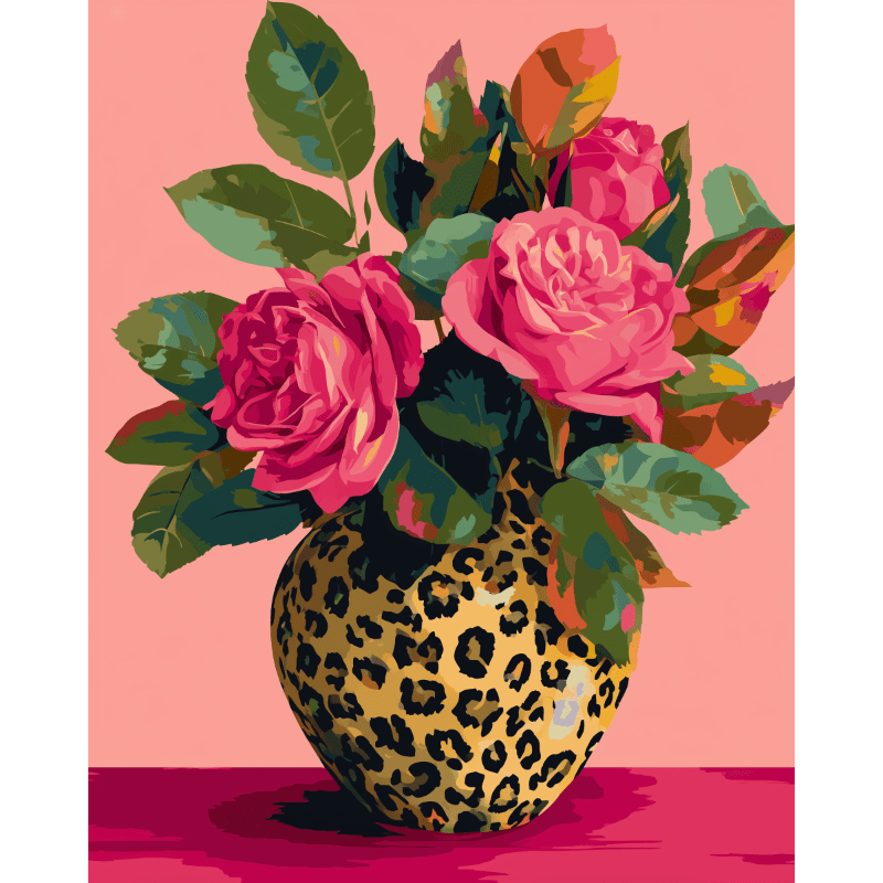 Wilde rozen - Diamond Painting