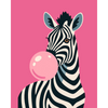 Kauwgomzebra - Diamond Painting