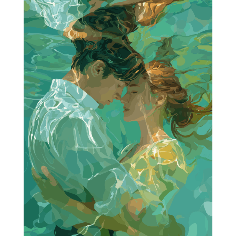 Onderwater liefde - Diamond Painting