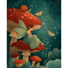 Een nachtelijke fantasie - Diamond Painting