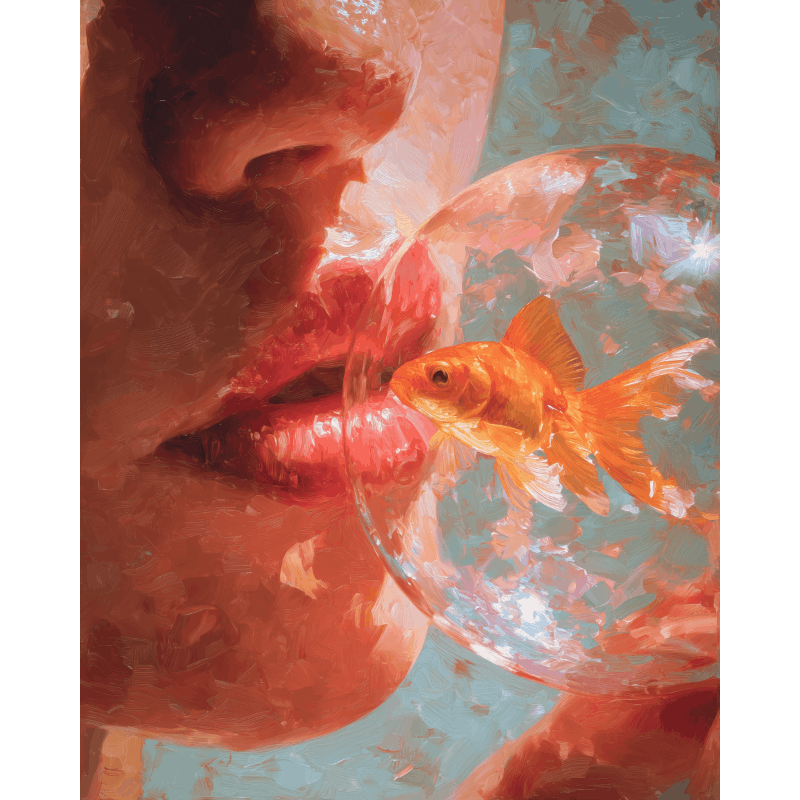 Magische kus - Diamond Painting